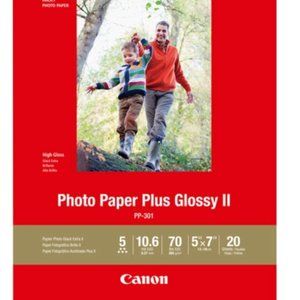 6 pack of Canon Photo Paper Plus Glossy size 5x7